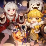 【画像】1日遅れで崩スタのハロウィンイラストキタ━━━━(゚∀゚)━━━━!!
