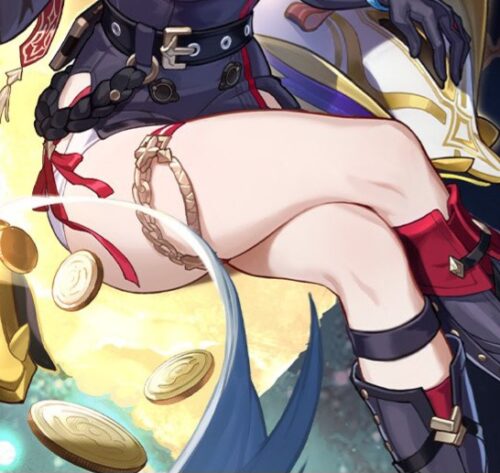 【画像】この太もも、若干媚び過ぎでは？